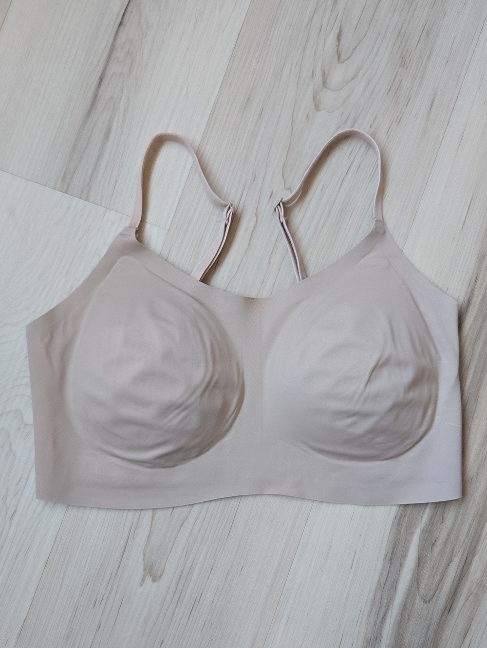 NWOT EBY Support Bralette, Nude, Size Large